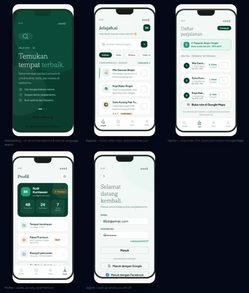 Jelajah.ai — AI travel & culinary recommendations